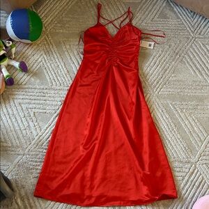 NWT Jason Wu Elegant Red Strappy Dress